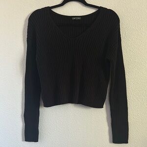 Wild Fable Black Knit Top
